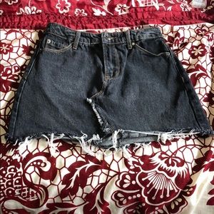 Dark denim skirt forever 21
